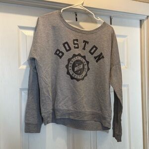 Gray Boston Varsity Club Women's lightweight Sweatshirt